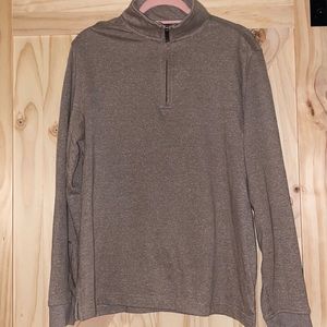 Tan Quarter Zip Sweater New without Tags